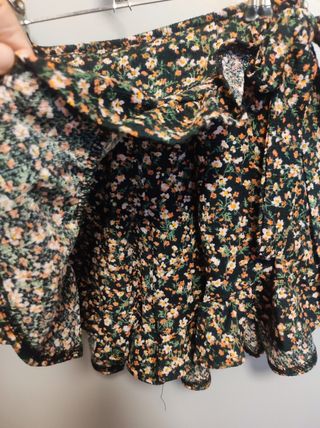 Falda pantalón floral