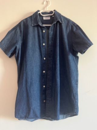 Camisa vaquera Jack Jones hombre azul