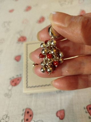 Orecchini Argento e Corniola Rossi