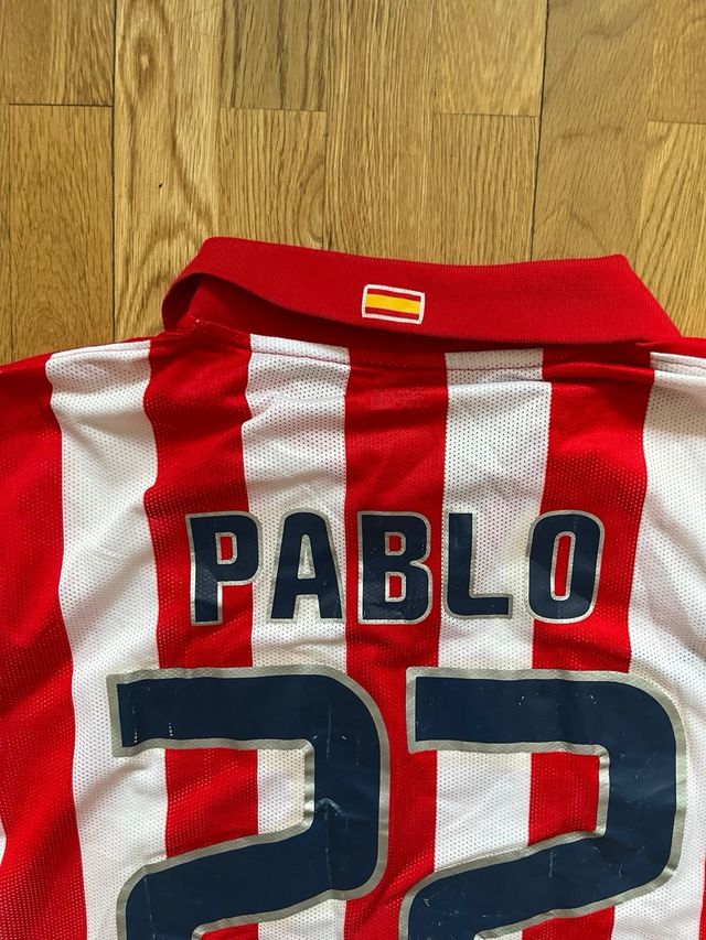 Camiseta Match Worn Pablo Ibáñez Atlético Madrid