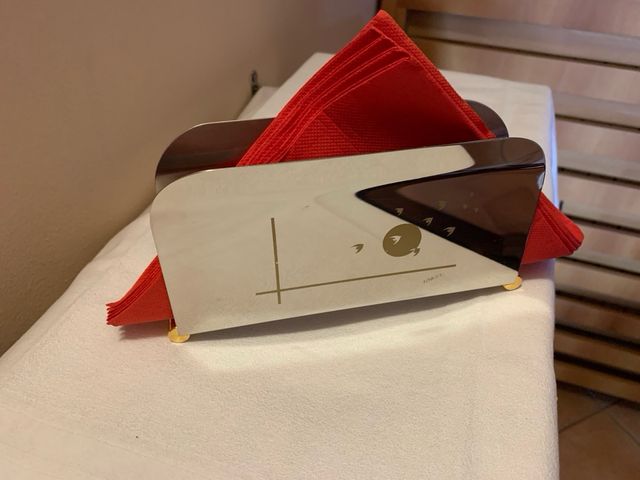 Portatovaglioli / Portalettere in metallo