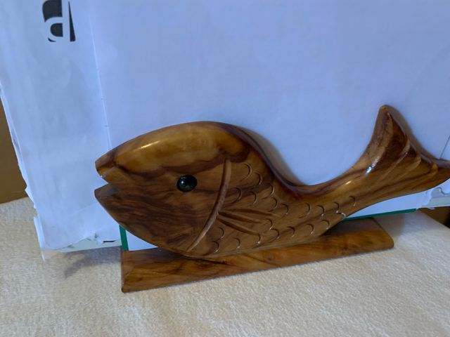 Portatovaglioli / portalettere legno ulivo