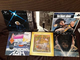 Lote Vinilos Rock Pop Metal 33 discos algunos dobl
