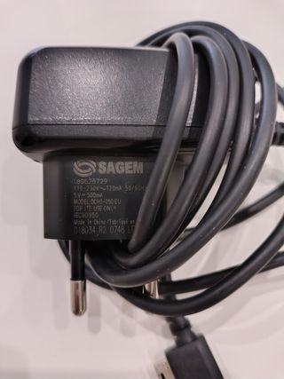 Teléfono Móvil vintage Vodafone Sagem Negro