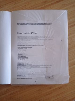 Física y Química 4.º ESO