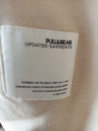 Camiseta Pull&Bear Beige Talla L