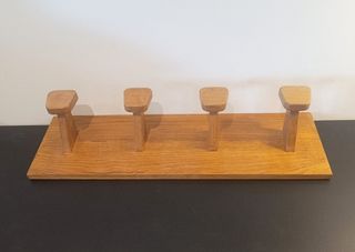 Perchero de madera estilo Mid Century