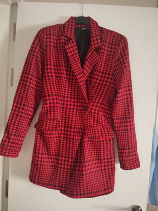 Vestido  /pantalón tipo blazer Zara rojo
