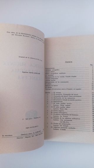 LIBRO FRANCÉS -GRAMÁTICA DE LA LENGUA FRANCESA 