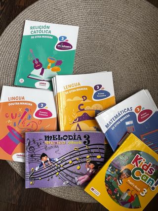 Libros 3ro primaria. Edebé/Rodeira/Macmillan