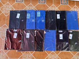 Lote 6 Camisetas Nike, Adidas, Gant, Tommy