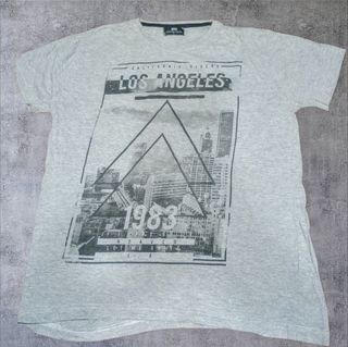 T-shirt uomo grigia INGD Los Angeles
