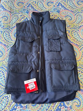 Chaleco de trabajo Velilla azul marino talla S