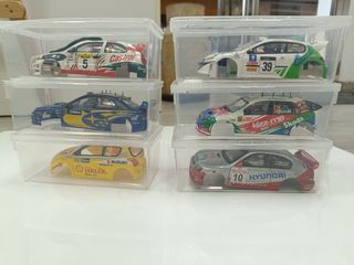 Cajas para guardar coches de slot.