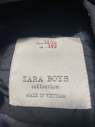 Chaqueta Anorak Niños Negra Sin Mangas T S/152cm