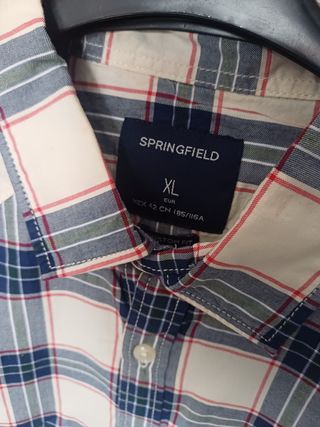 Camisa Springfield cuadros XL