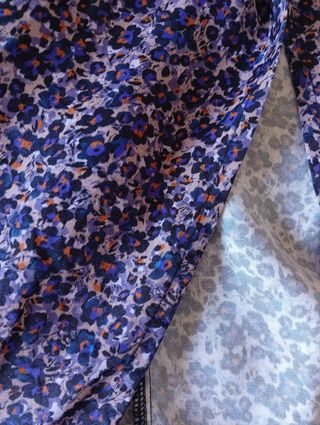 Falda midi estampada floral