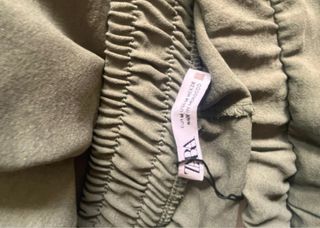 Falda pantalón Zara verde oliva