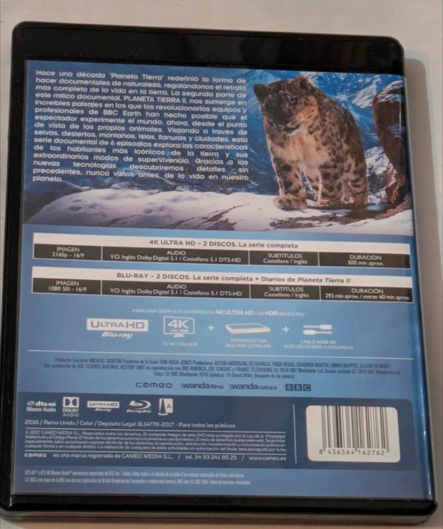 Planeta Tierra II 4K UHD Blu-ray BBC Earth