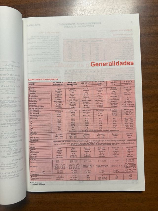 manual reparacion opel astra