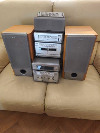 Cadena Hi-Fi Sony MHC-NX3AV Vintage + altavoces