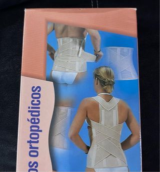 Faja Ortopédica Espalda Lumbar Cervical Beige