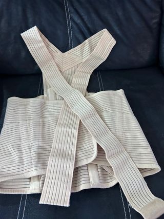 Faja Ortopédica Espalda Lumbar Cervical Beige