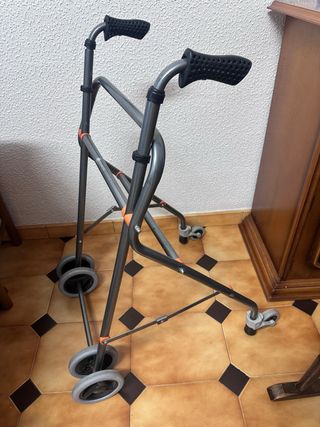 Andador de aluminio plegable ancianos