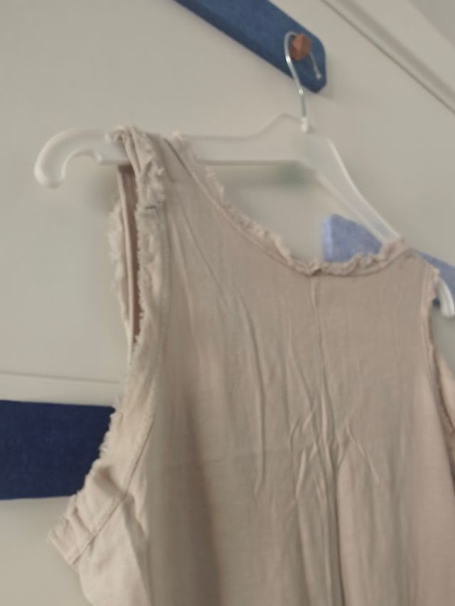 Vestido beige Frida calavera talla única