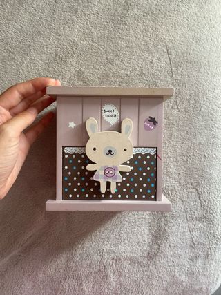 Joyero infantil con diseño de conejo