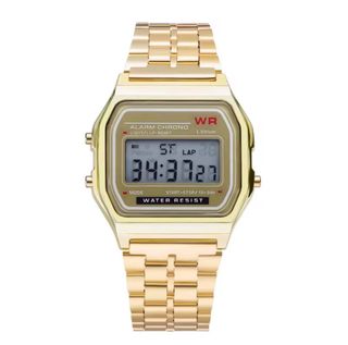 Reloj Digital Dorado 