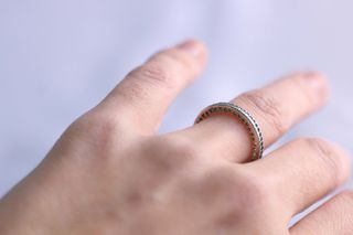 Anillo Plata 925 con brillantes