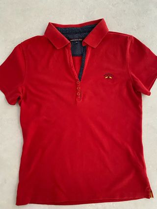 Polo Spagnolo Mujer Rojo Talla “L” pero talla poco