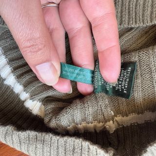 Ralph Lauren Jumper Khaki Rayas Talla XL