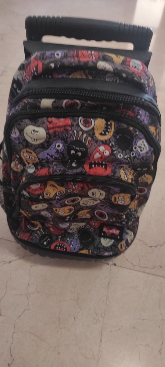 Mochila escolar con ruedas juvenil