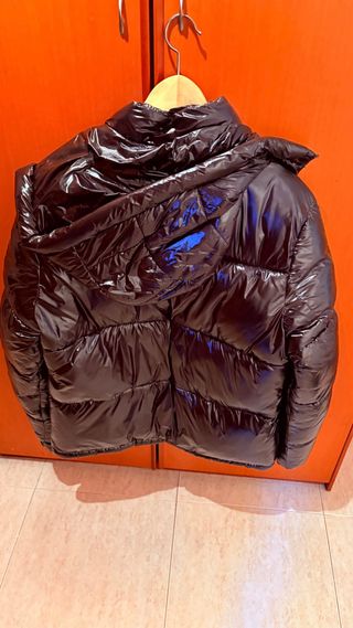 Anorak Moncler Negro Brillante