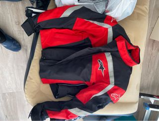 Chaqueta Moto Alpinestars Roja Negra Talla L