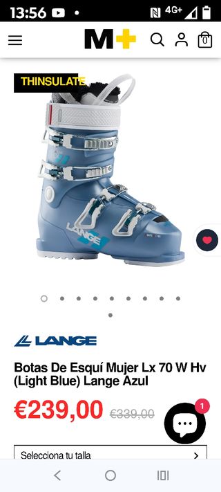 Botas de esquí Lange