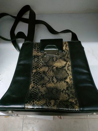 Bolso de mano piel serpiente