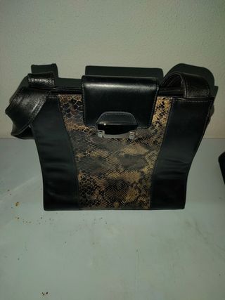 Bolso de mano piel serpiente