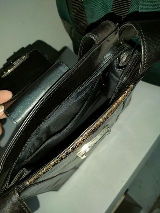 Bolso de mano piel serpiente