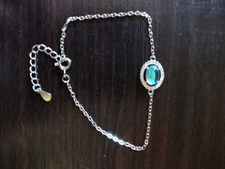 Pulsera Piedra Lunar Plata de ley 925