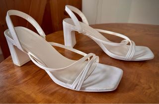 Zapatos de tacón blancas Primark talla 40