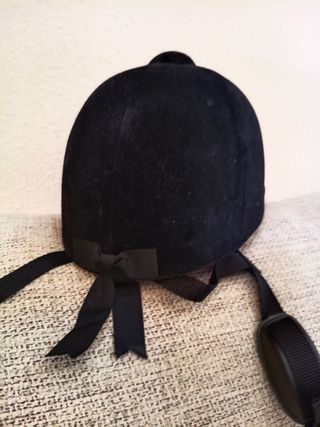 Casco de equitación negro talla 57