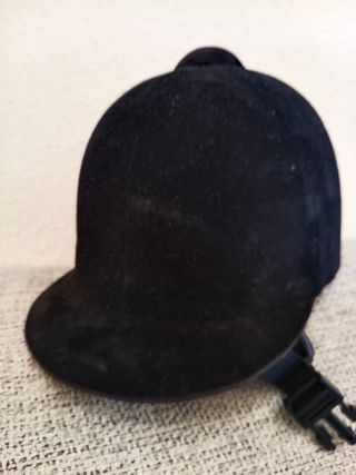 Casco de equitación negro talla 57