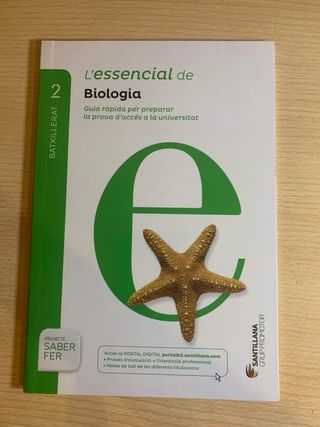 Biologia, 2 Batxillerat