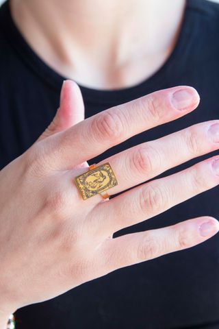 Anillos carta tarot Acero Inoxidable 