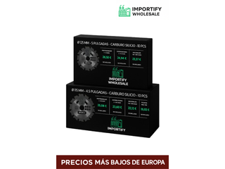 10 Discos Corte Carburo Silicio 125mm