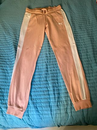 Pantalón chándal Puma mujer rosa maquillaje 