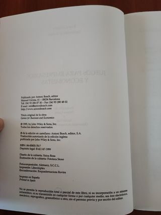 Juegos para empresarios y economistas